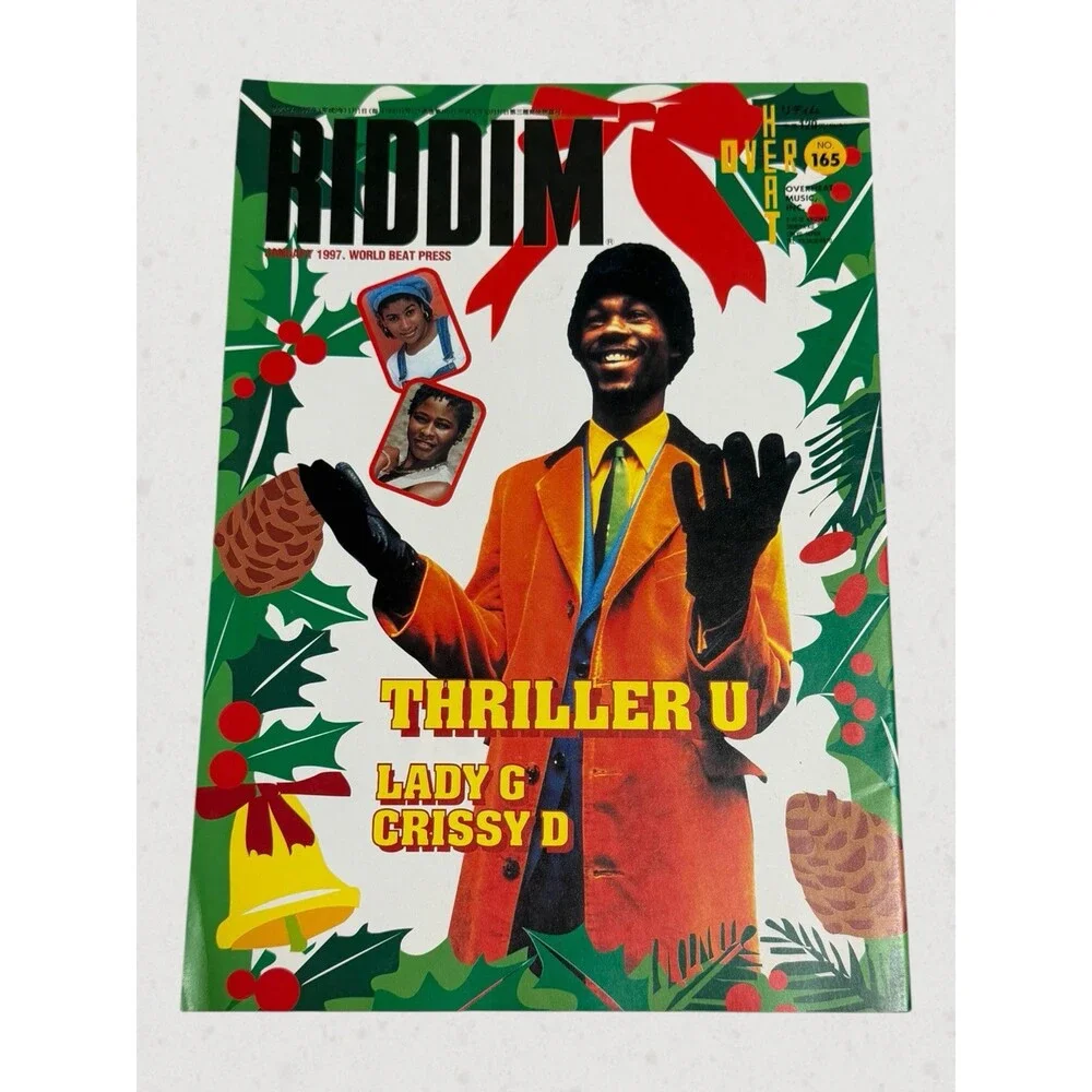 Riddim Reggae Magazine Jan 1997 Issue 165 Japanese Import Thriller U Lady G
